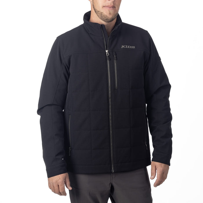 KLIM SADDLEBACK SOFTSHELL JACKET 2025 in Black