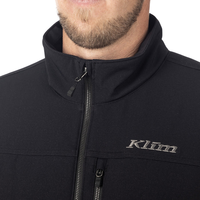 KLIM SADDLEBACK SOFTSHELL JACKET 2025 in Black