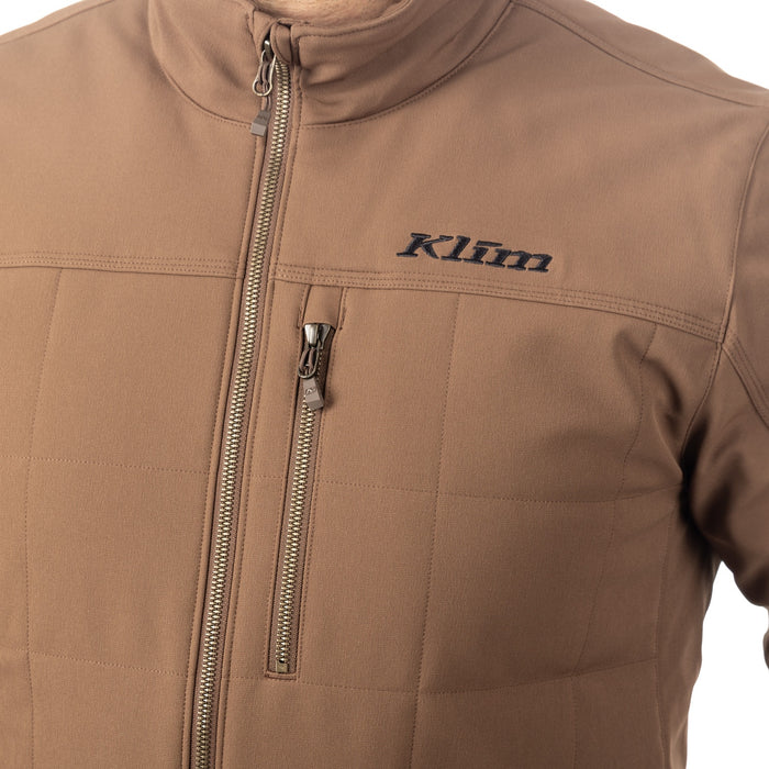 KLIM SADDLEBACK SOFTSHELL JACKET 2025 in Cocoa Brown