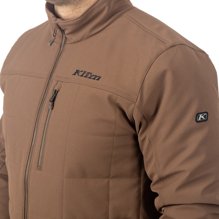 KLIM SADDLEBACK SOFTSHELL JACKET 2025 in Cocoa Brown