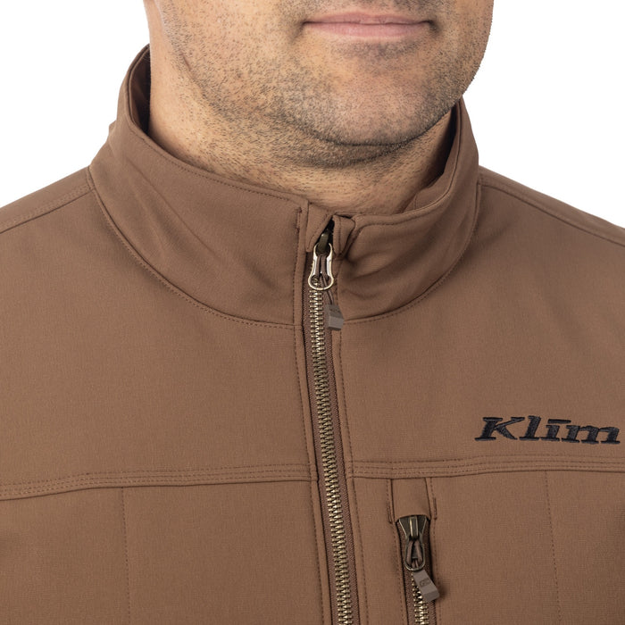 KLIM SADDLEBACK SOFTSHELL JACKET 2025 in Cocoa Brown