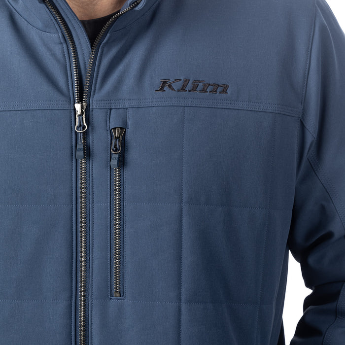 KLIM SADDLEBACK SOFTSHELL JACKET 2025 in Insignia Blue