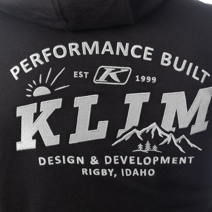 KLIM LOST RIVER HOODIE 2025 in Black - Monument