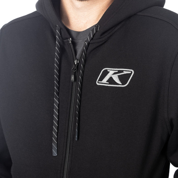 KLIM LOST RIVER HOODIE 2025 in Black - Monument