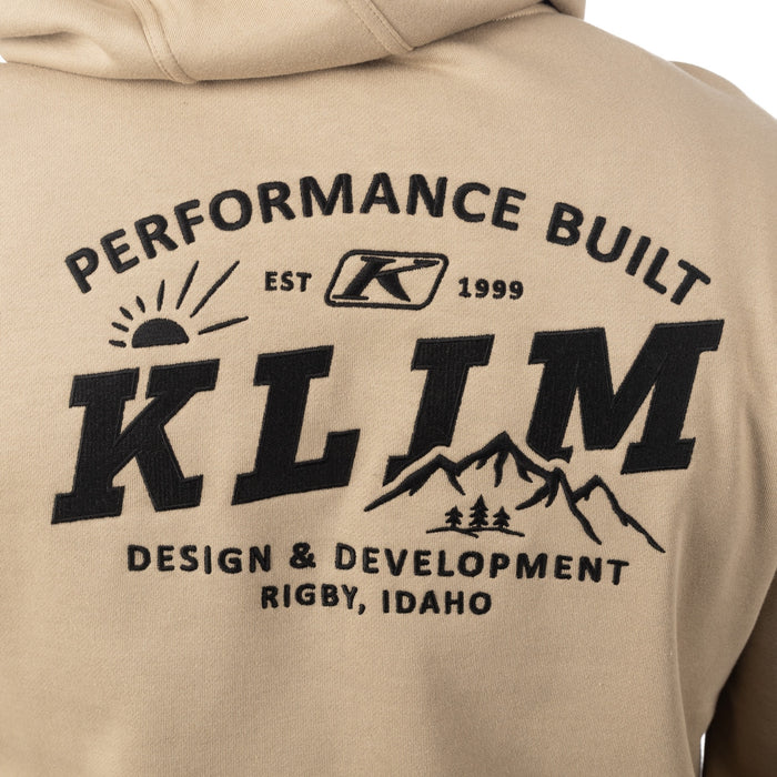 KLIM LOST RIVER HOODIE 2025 in Montana Tan - Black