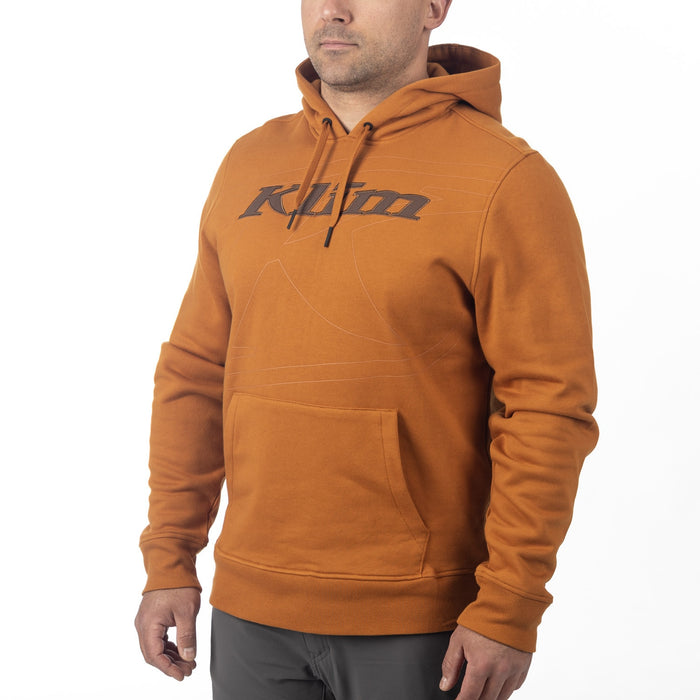 KLIM GLENS PEAK PULLOVER HOODIE 2025 in Moab - Cocoa Brown