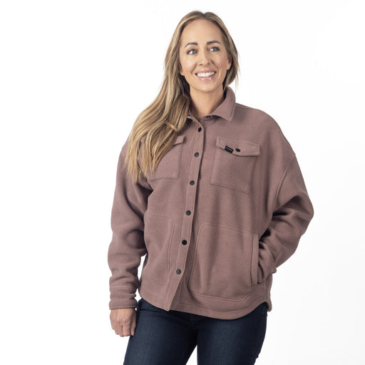 KLIM DARBY CANYON FLEECE SHIRT JACKET 2025 in Twilight Mauve