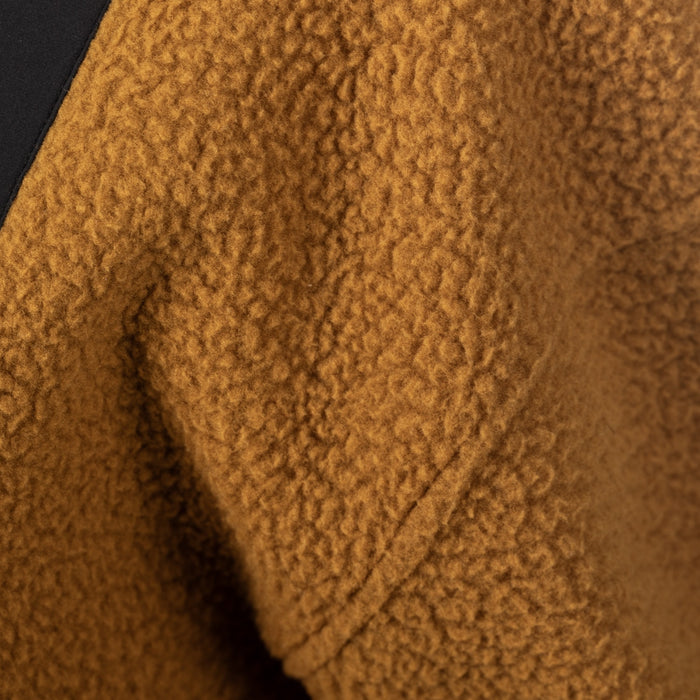 KLIM SIRA HIGH PILE FLEECE JACKET 2025 in Saddle Brown - Black