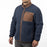 KLIM HIGH PILE JACKET 2025 in Insignia Blue - Cocoa Brown