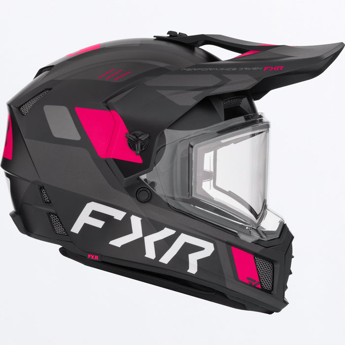 FXR CLUTCH X HELMET 2025 - Black/Razz