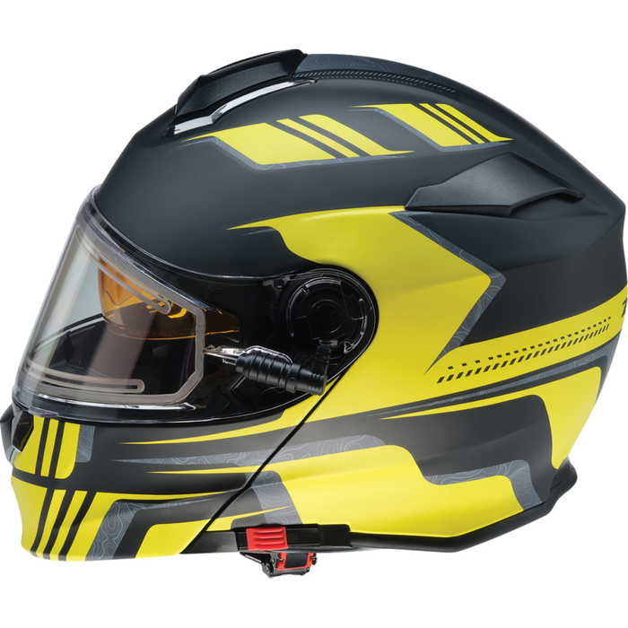 Z1R SOLARIS 2.0 FIRST TRACKS HELMET 2026 in Black/Hi-Vis