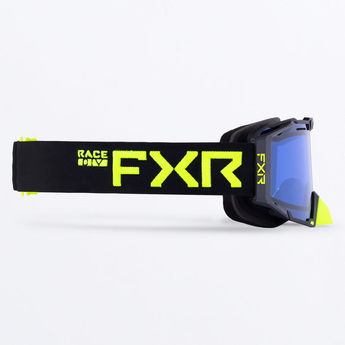FXR Combat Goggle in Hi Vis/Black