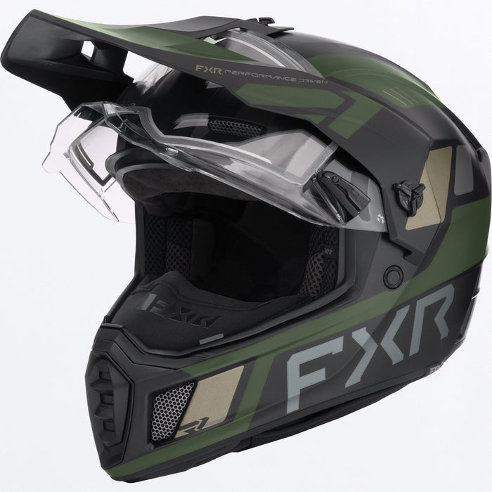 FXR CLUTCH X HELMET 2025 - Black/Army