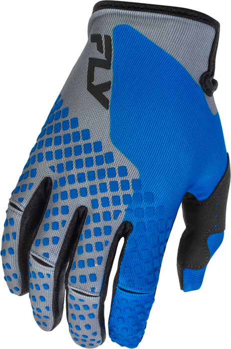 FLY RACING KINETIC YOUTH GLOVES 2026 in Blue/Black/Grey