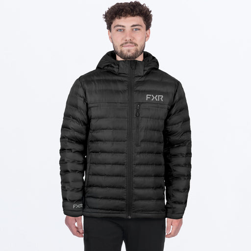FXR PODIUM HYBRID QUILTED JACKET 2025 - Black