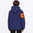 FXR YOUTH ASCEND REVERSIBLE JACKET in Deep Cobalt/Jaffa Orange