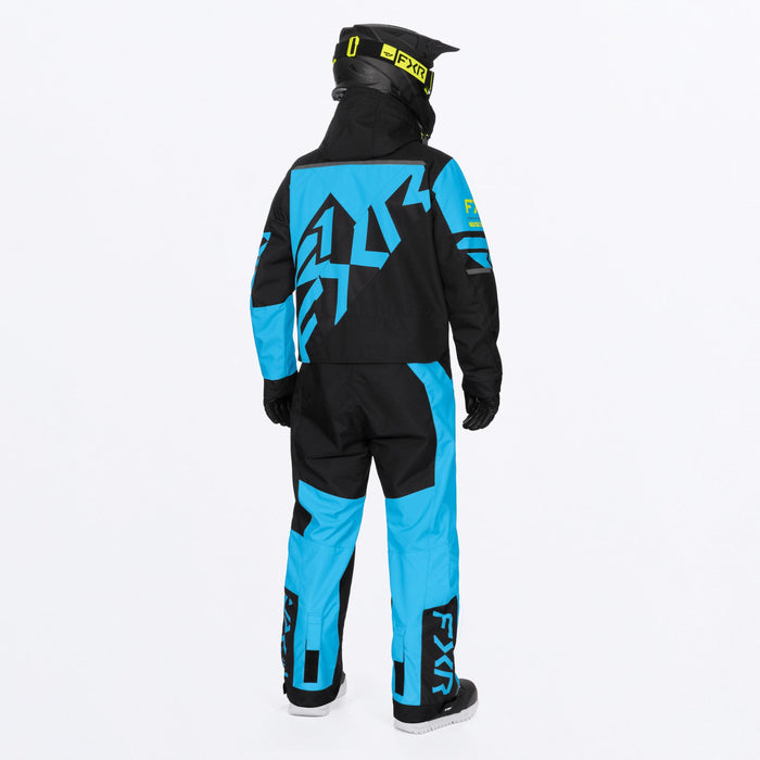 FXR COLD CROSS CX F.A.S.T.™ INSULATED MONOSUITS in Blue/Hivis