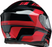 Z1R SOLARIS 2.0 MODULAR SLATER HELMET 2025 IN Black/Red