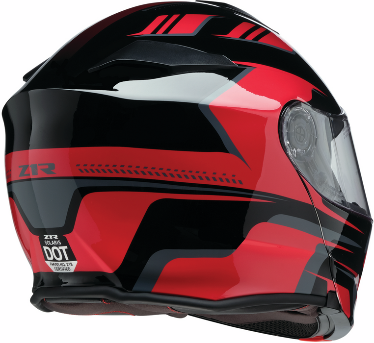Z1R SOLARIS 2.0 MODULAR SLATER HELMET 2025 IN Black/Red