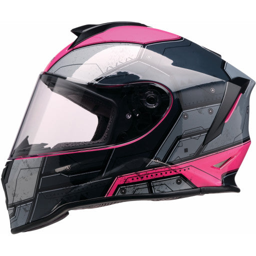 Z1R Youth Warrant 2.0 Sentinel Helmet 2025 in Black/Pink
