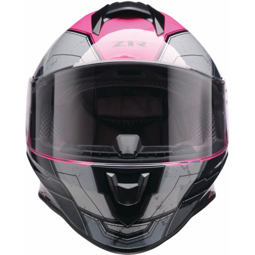 Z1R Youth Warrant 2.0 Sentinel Helmet 2025 in Black/Pink