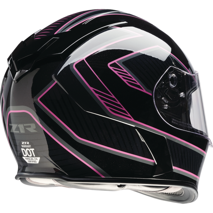 Z1R WARRANT AMPLIFY HELMET 2026 in Black/Pink