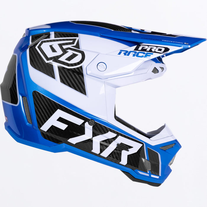 FXR 6D ATR-3 RACE DIV. HELMET 2025 - Cobalt