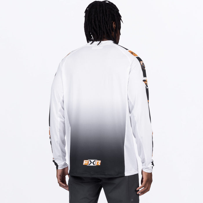 FXR  TOURNAMENT AIR UPF LONGSLEEVE 2025 in White/Gold