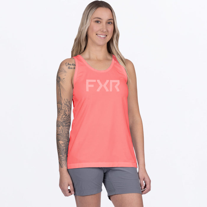 FXR RUSH AIR UPF WOMEN'S TANK 2025 in Melon
