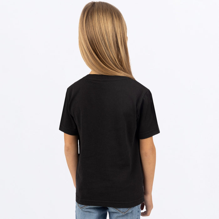 FXR Toddler Podium Premium T-shirt in Black/Nightclub