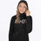 FXR WOMEN'S HYDROGEN TECH PULLOVER HOODIE in Black/Red