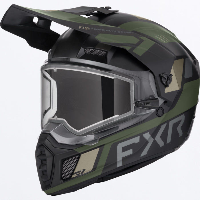 FXR CLUTCH X HELMET 2025 - Black/Army