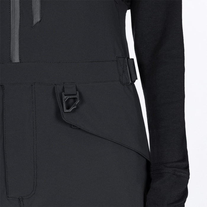 FXR AERIAL BIB PANT in Black