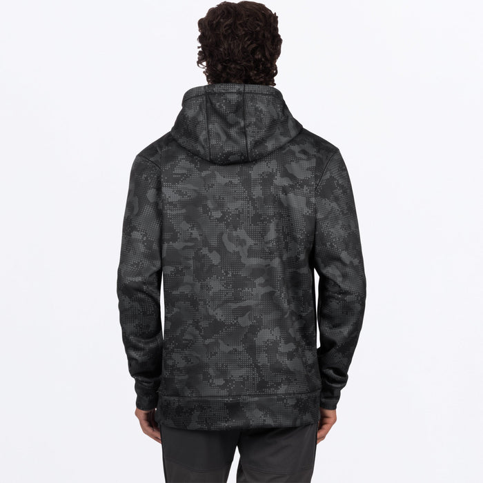 FXR PRO FISH TECH PULLOVER HOODIE 2025 - Black Drift Camo