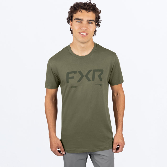 FXR HYDROGEN PREMIUM T-SHIRT 2025 - Moss/Army