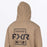 FXR MITERED COTTON PULLOVER HOODIE in Canvas/Dark Cedar