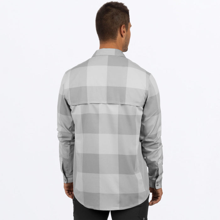 FXR BREEZE PERFORMANCE UPF LONGSLEEVE SHIRT 2025 in Grey Ops