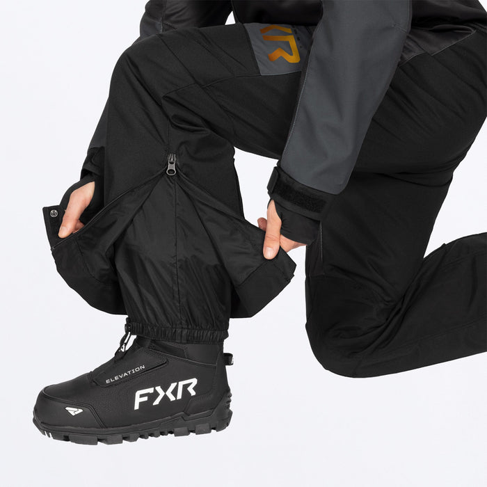 FXR REVO F.A.S.T. Monosuit in Black/Asphalt/Kash
