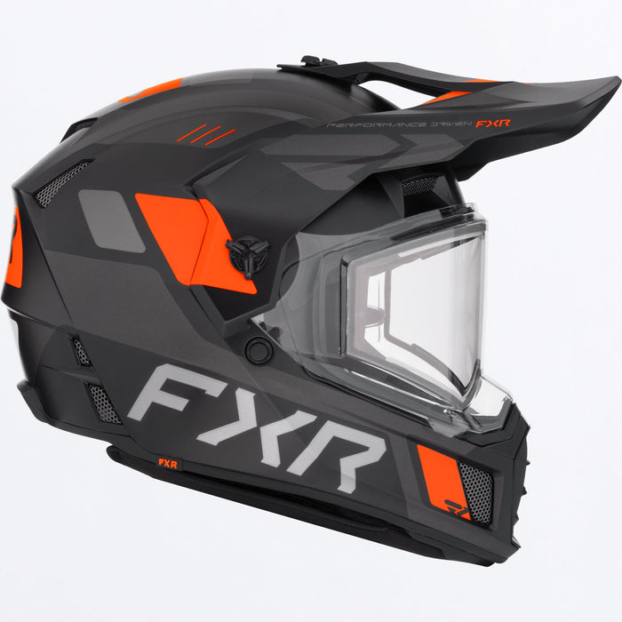 FXR CLUTCH X HELMET 2025 - Black/Orange