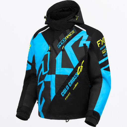 FXR Cold Cross CX Jacket in Blue/HiVis/Black
