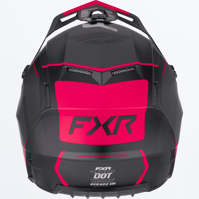 FXR CLUTCH EVO HELMET 2025 - Black/Razz