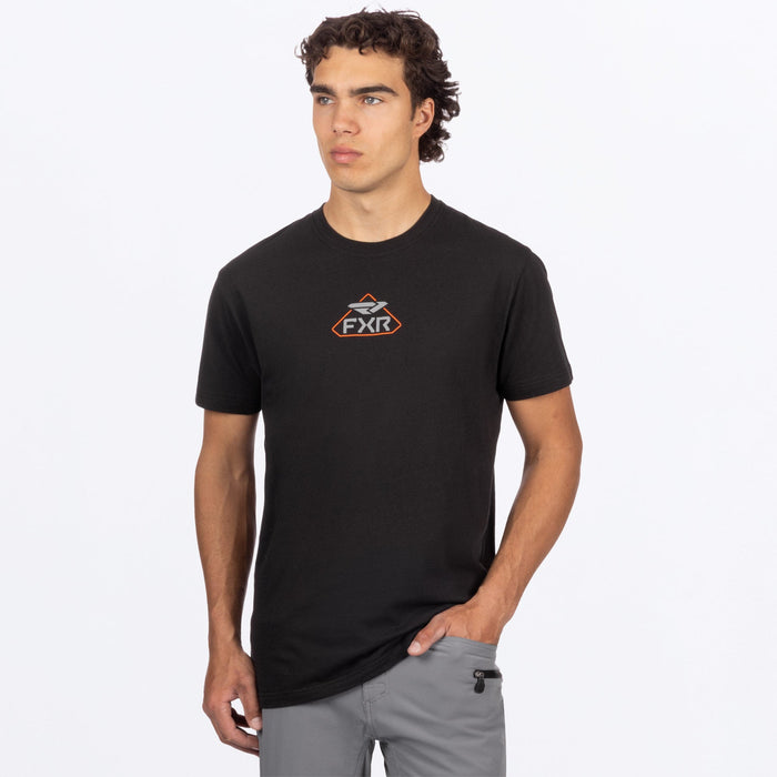 FXR COAST 2 COAST PREMIUM T-SHIRT 2025 - Black/Orange