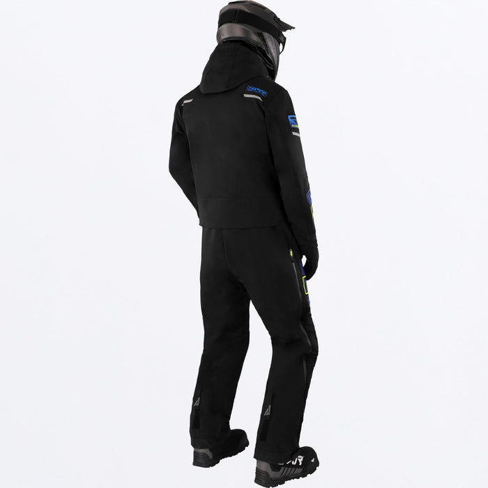 FXR Maverick Lite Monosuit in Black/Blue/HiVis