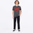 FXR YOUTH ELEVATE PREMIUM T-SHIRT 2025 - Asphalt/Red