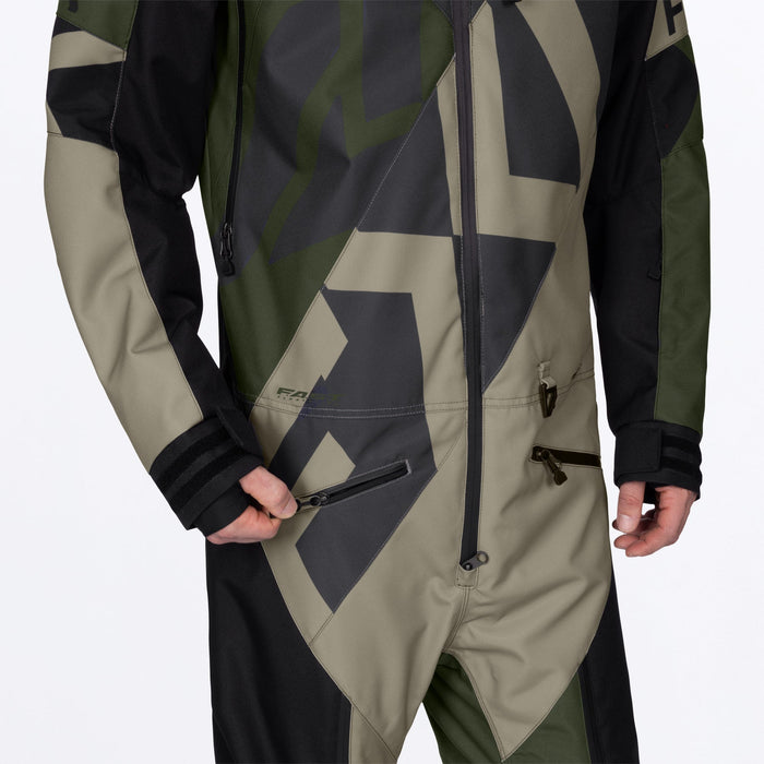 FXR COLD CROSS CX F.A.S.T.™ INSULATED MONOSUITS 2026 - Army/Stone