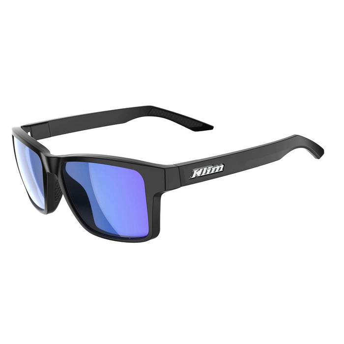 KLIM IGNITION SUNGLASSES 2025 in Matte Black - Smoke Blue Mirrored