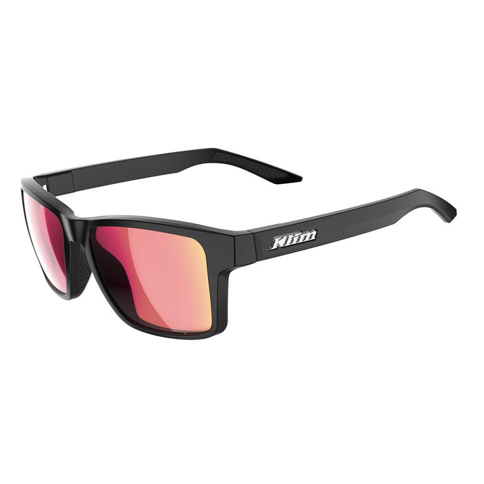 KLIM IGNITION SUNGLASSES 2025 in Matte Black - Smoke Red Mirrored