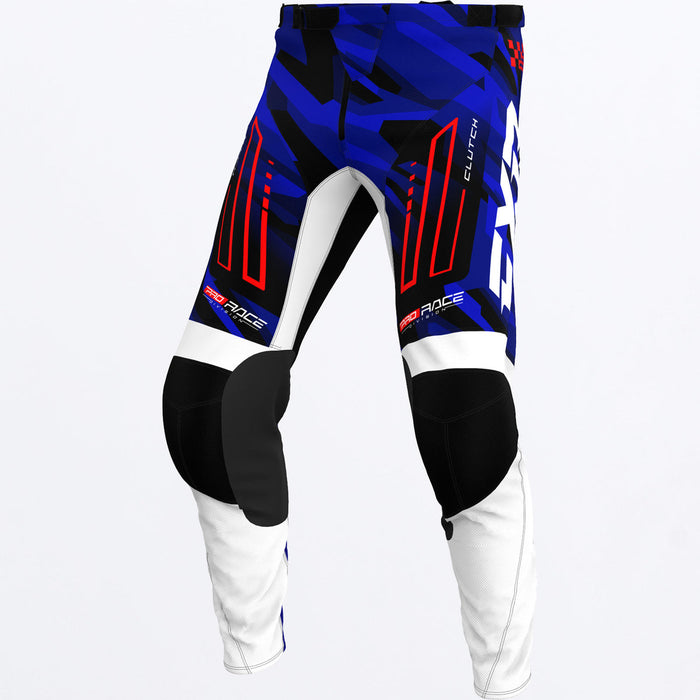 FXR CLUTCH KIDS PANTS 2025 in Blue Camo/Red