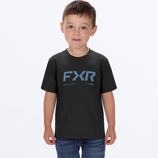 FXR TODDLER HYDROGEN PREMIUM T-SHIRT 2025 - Black/Steel-