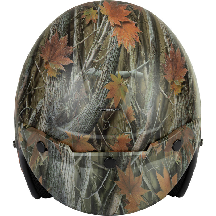 GMAX GM-35 Leaf Camo Helmet